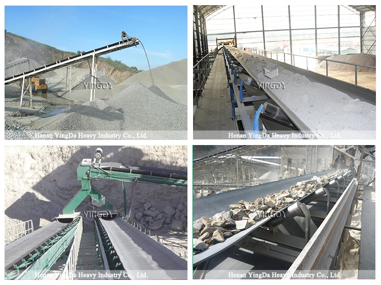Flat belt conveyor machine