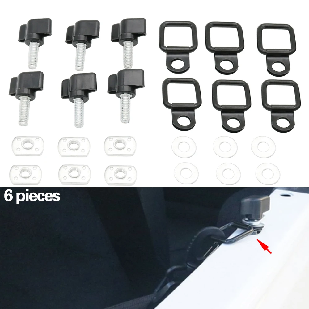 Car Grille Engine Hood Lock Kit Antitheft Lock For Jeep Wrangler Jk