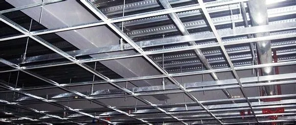 Flat False Ceiling T24 T Bar Ceiling Grid Main Tee Cross Tee Wall Angle ...