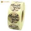 Custom Printing Thank You Label Sticker Adhesive Die Cut Round Stickers label