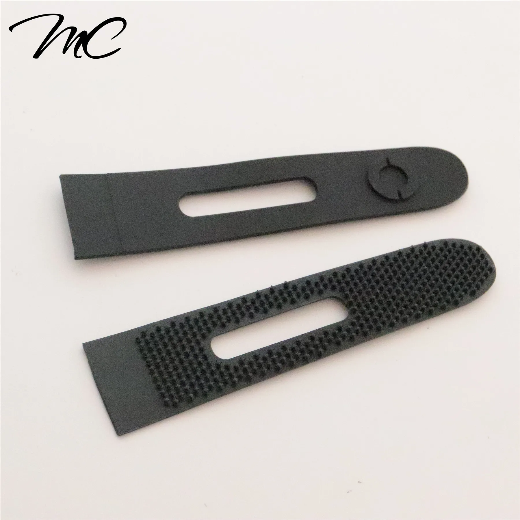 

High quality rubber cuff tab black adjustable plastic hook and loop for Safety clothing