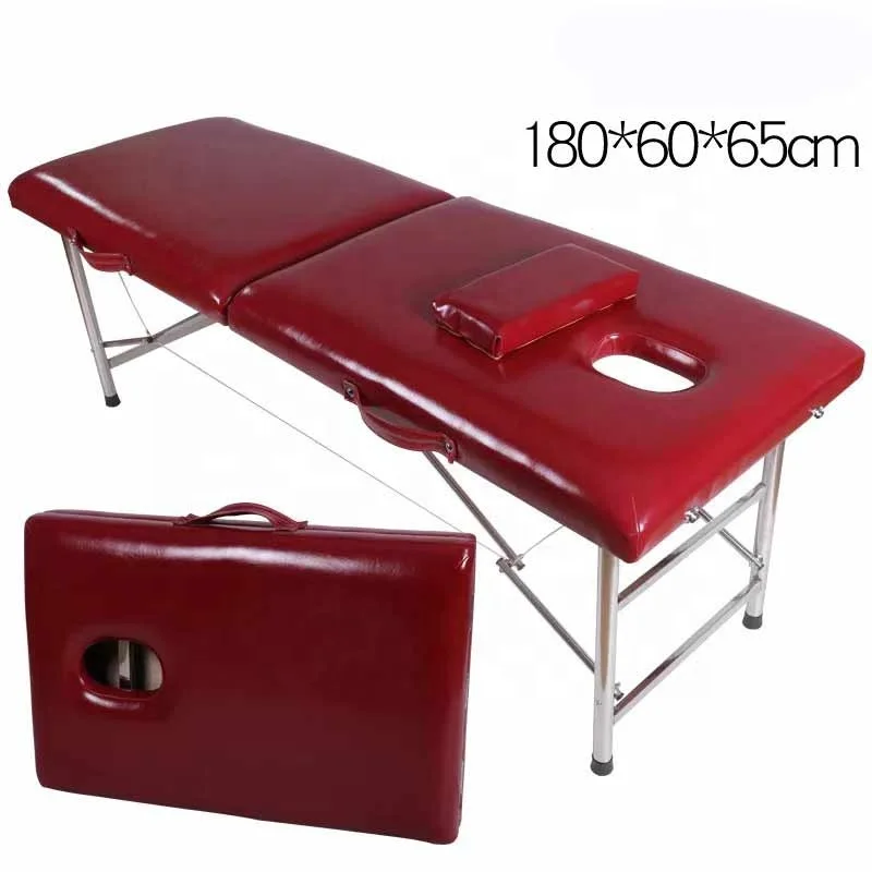 
Portable collapsible tattoo beauty massage bed high quality moxibustion bed 