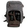 New waterproof waxed DSLR camera canvas backpack