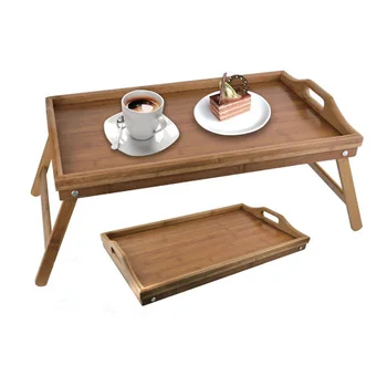 Naturally Bamboo Folding Bed Serving Tray With Legs My3 1170 Naturally Bamboo Folding Bed Serving Tray With Legs My3 1170