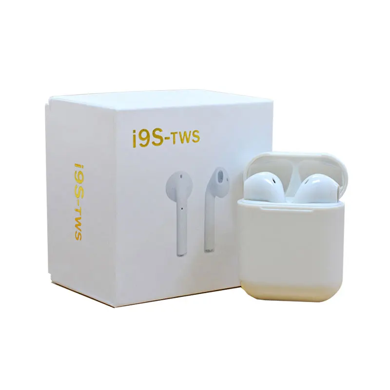 I9S TWS Wireless Earphone Portable Blue tooth Headset Earbud for IPhone XS X 8 7 6 Plus TWS Wireless Earbuds Earphones Headphone