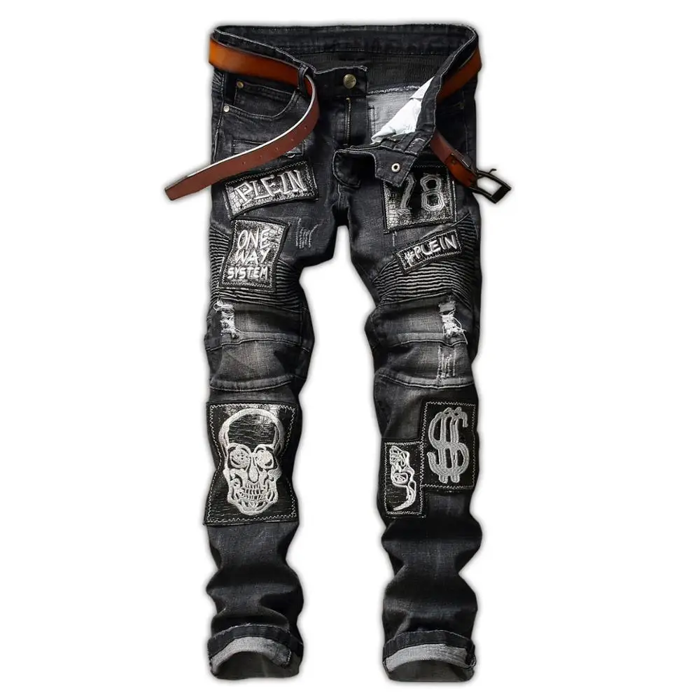 

2018 New Models Fashion Skinny Denim Trousers Men Apparel Jeans