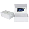 Handmade Light sensor video display 7inch LCD brochure packaging box