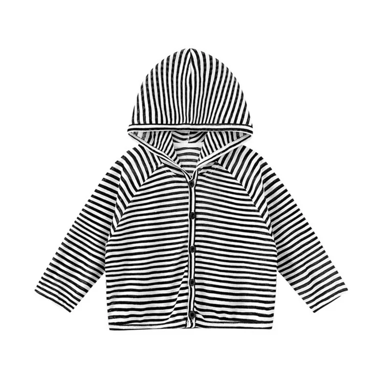 

Kids Spring Autumn Wholesale Children's Striped Print Thin breathable Outwear For 1-5Y Boys Girls, Picture