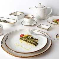 

New Product 2019 Hotel Restaurant Banquet White Porcelain Dinner Set, Porcelain Dinnerware Sets Luxury&