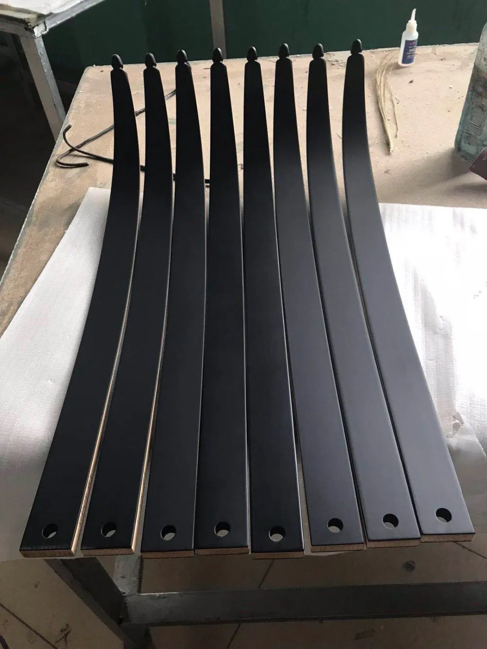 Black White Fiberglass Limbs For Recurve Bow Buy Recurve Bow Limbs