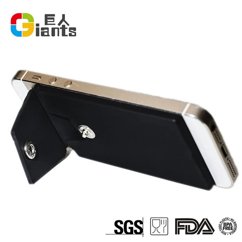 Смарт Бумажник Лидер продаж индивидуальные силиконовые сотовый телефон карман держатель для карт