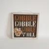 Wholesale woo craft gobble chicken wood wall art frame