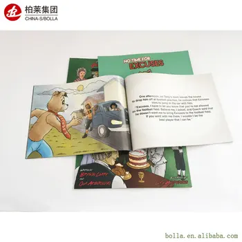 cheap color printing packback softcover wholesale children