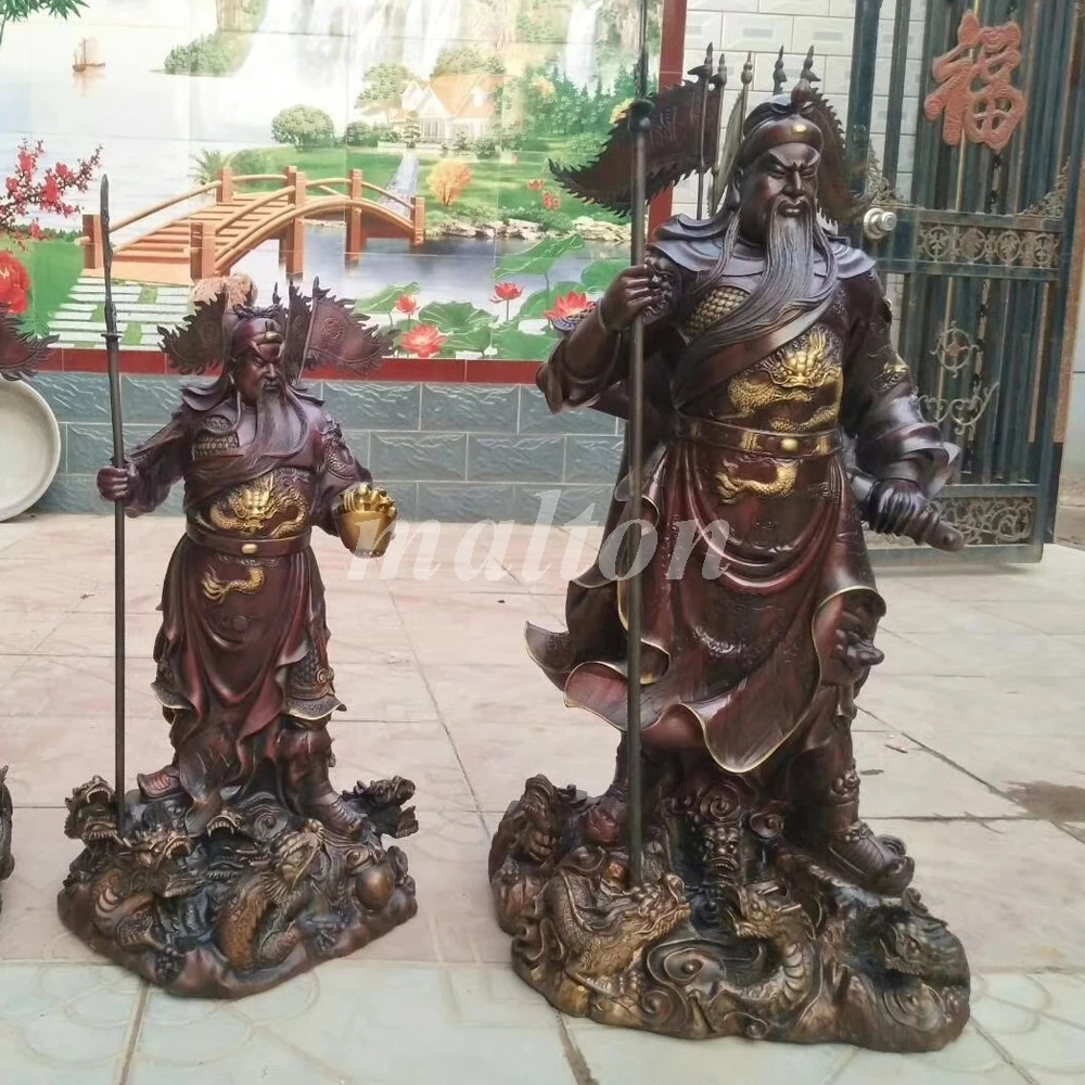 guan yu statue golds a