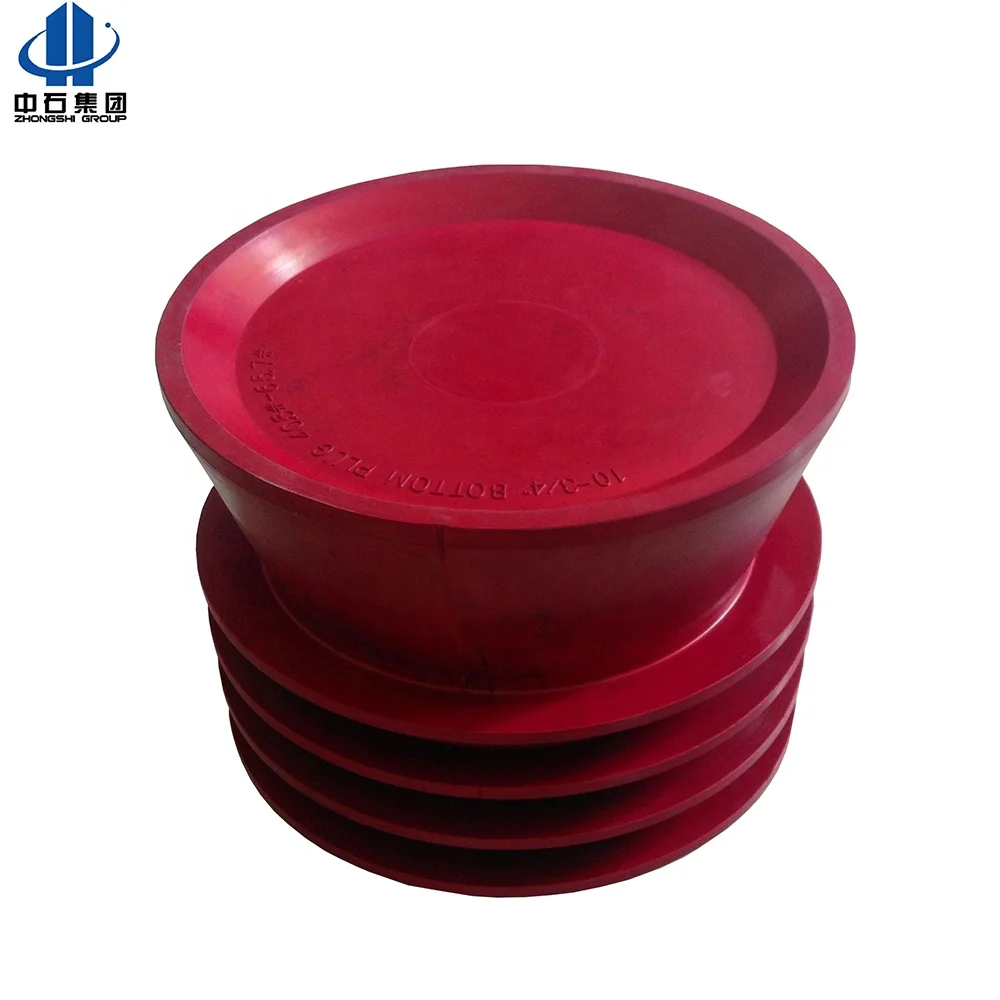 
oilfield conventional 18 5/8' top and bottom cementing wiper rubber plug 