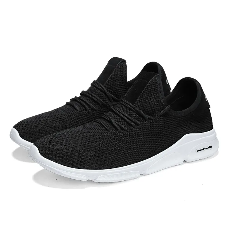 Newest Brand Comfortable Wear Resistant Black Sports Shoes For Men ...