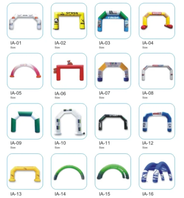 Finish arch line, customized inflatable start arch gate
