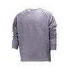 basic custom fabric printing girl grey wholesale cropped chest pocket fitted personalized pullover hoody sweatshirt without hood