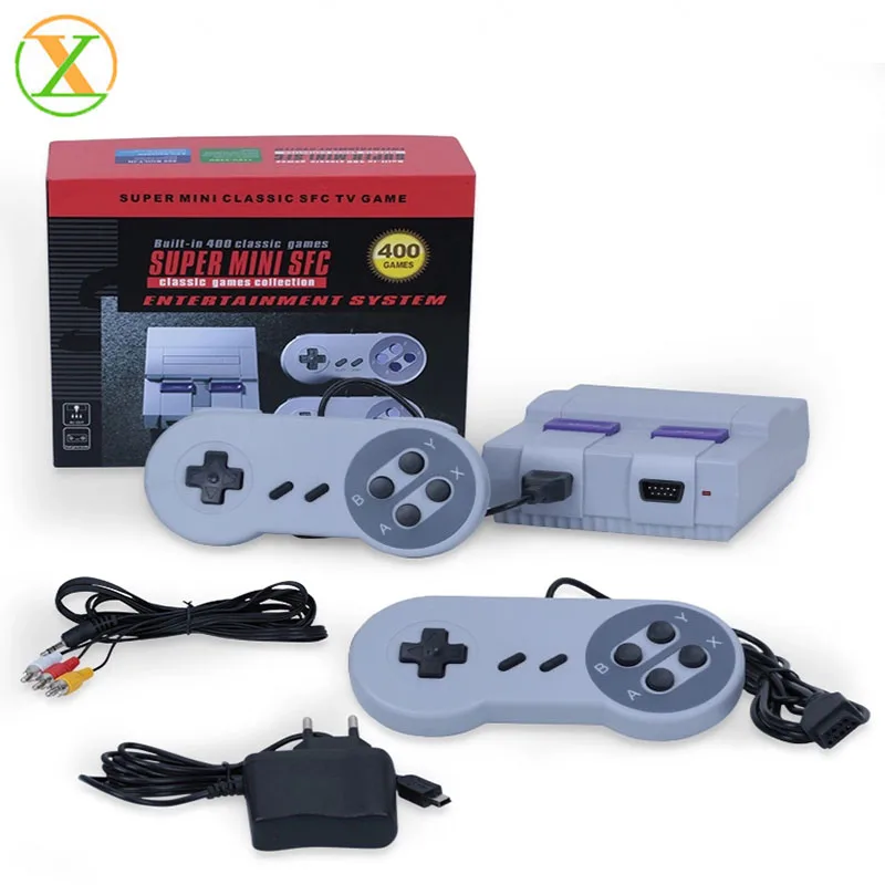 

Classic Video game Retro Game Console 400 Super mini 400 games Built-in & 2 Controllers Christmas Guide gift
