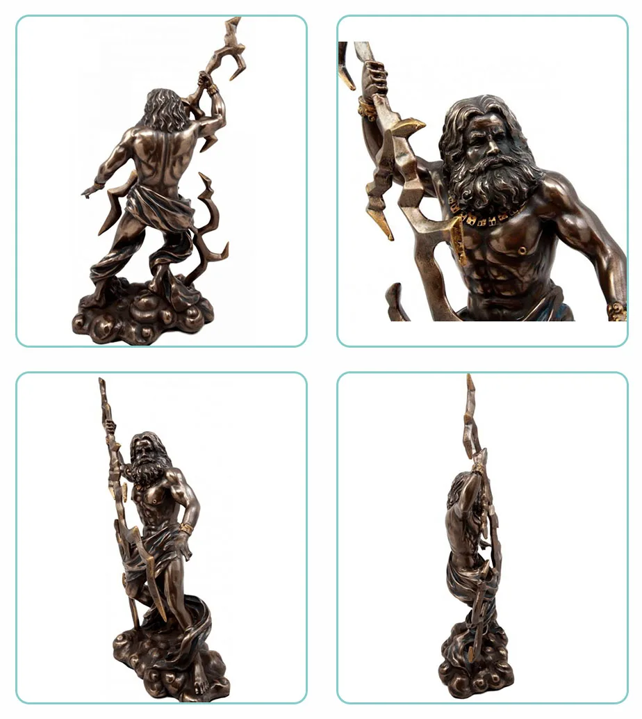 Western Style Modern Outdoor Garden Decoration Life Size Figure Bronze