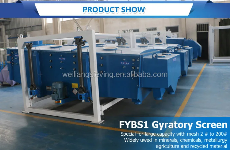 Food Industry Tumbler/Gyratory Vibro Sieve For Screening Brown Sugar