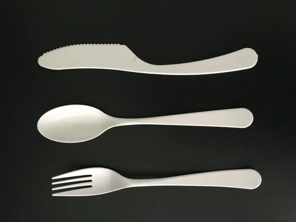 High Quality Pla Biodegradable Flatware Cutlery Set Buy Cutlery Set
