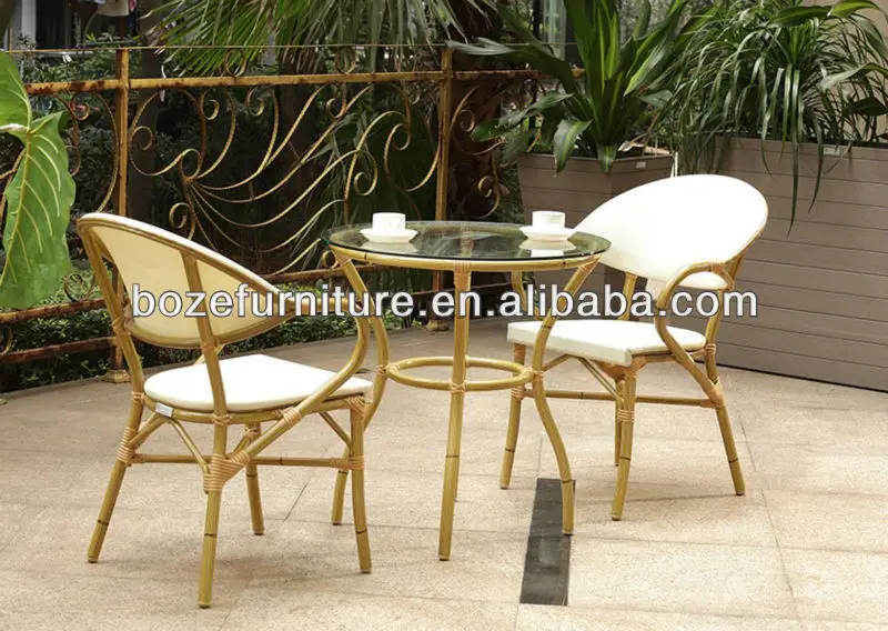 Bamboo Like Patio Furniture Outdoor Patio Chairs And Table Patio