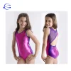 Design Your Own Fancy Sleeveless Gymnastics Leotard Girls Cute Dance Wear Sleeveless Bright Purple kids Gymnastics Leotards