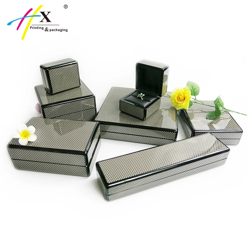 2019 Luxury Carbon Fiber Jewelry Set Boxes With Pu Buy Jewelry Set Box,Jewelry Box Pu,Jewelry