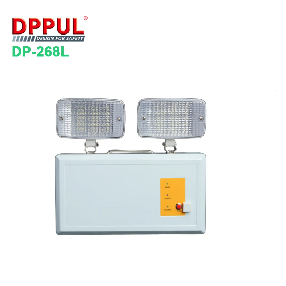 2020 Popular Portable Emergency Light for Stairs LED DP268LED Lighting and Circuitry Design 2-year AC 220V(  10%) Ni-cd WHITE