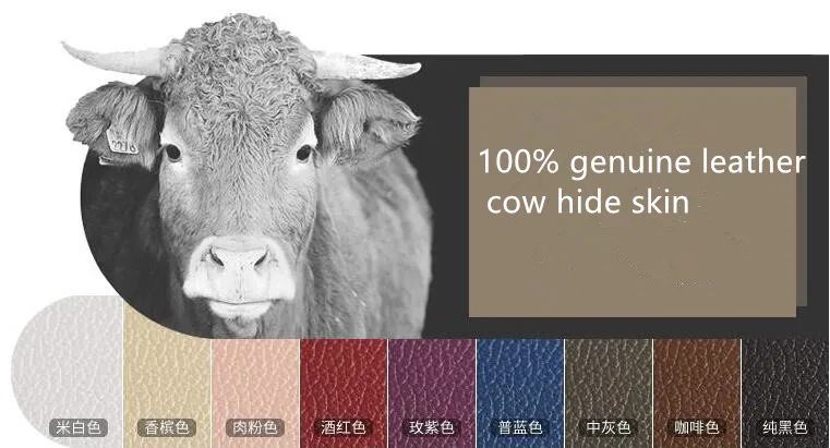 CBMMART Multifunction function massage 100% cow hide skin genuine leather bed