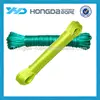 outdoor colored hanging clothes line with hanger hooks