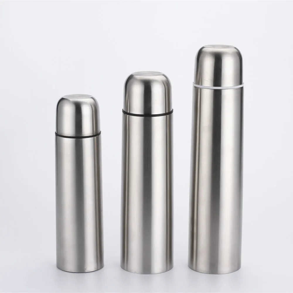 

Stainless Steel Vacuum Flask Double Wall Insulated Water Bottle Bullet Vacuum Flask