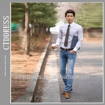 french cuff shirt with jeans