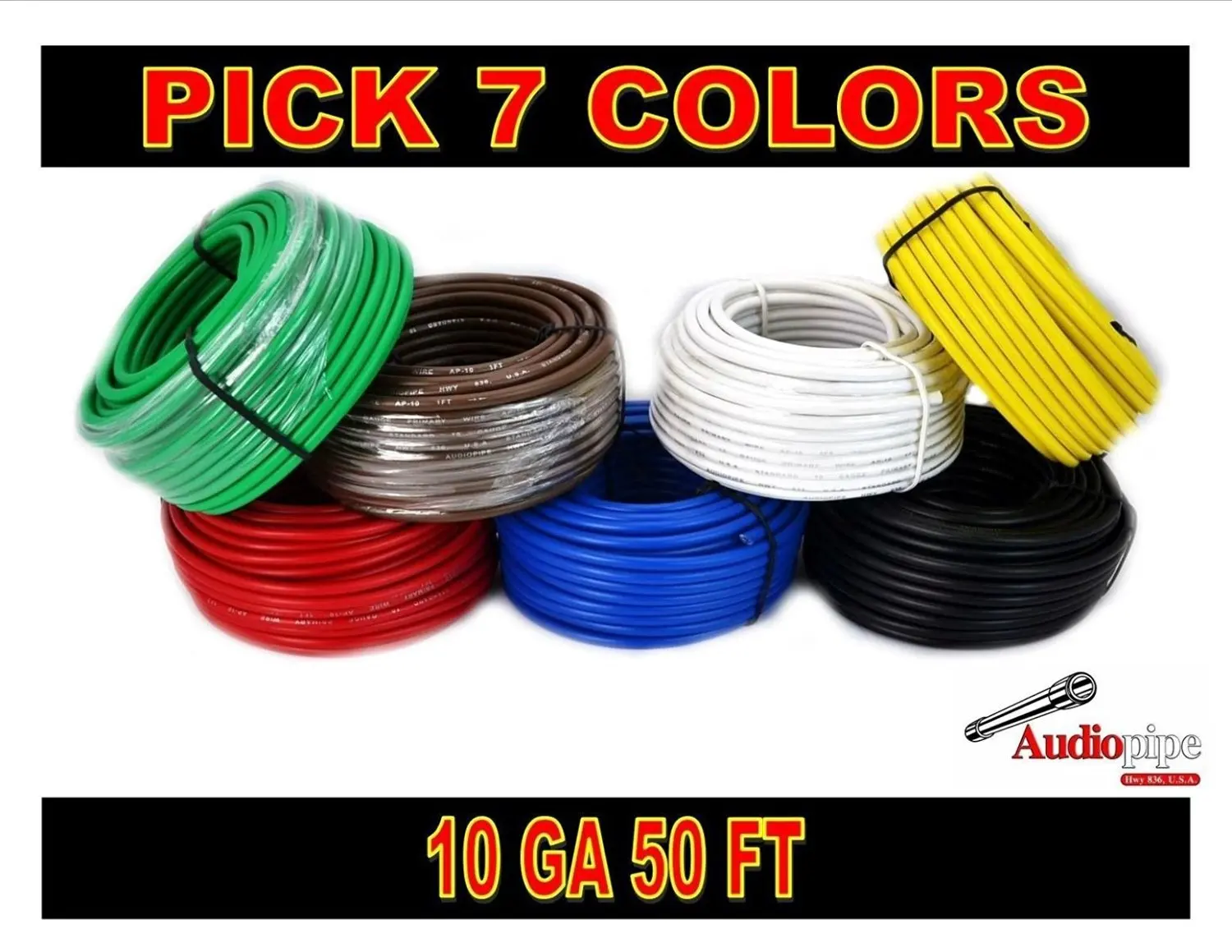 5pcs/Lot 305M 30AWG Plated Copper Wrapping Roll Wire Cord Cable Black Red White
