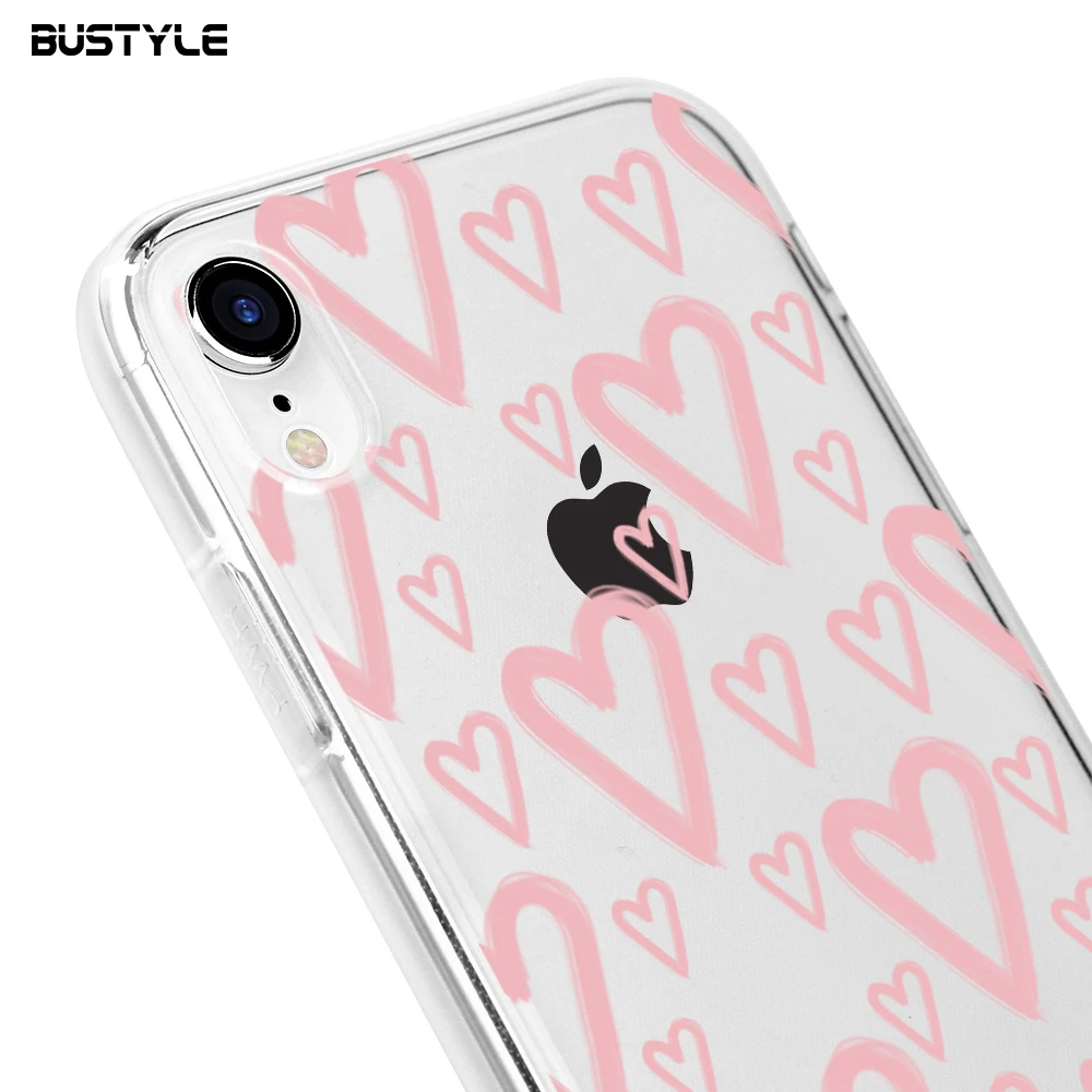 

Soft Clear Silicone Phone Case for iPhone XS Max XR X 8, for Samsung s9 J3 J7 2018 Case Cover