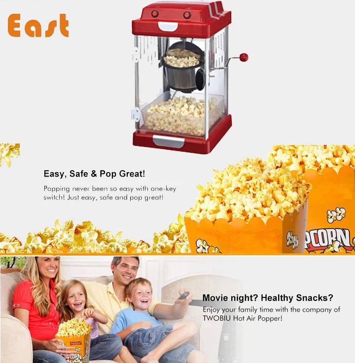 Попкорн без сахара. Popcorn maker Homese PM-3300.