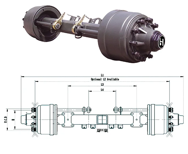 China Factory Heavy Duty Axles 3 Axles Low Bed Trailers For Sale
