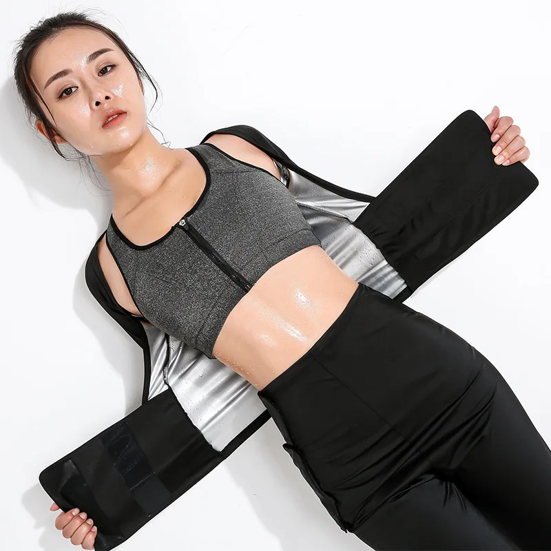 

Sauna Sweat Suit Weight Loss for Women Loose-Fitting Fitness Gym Exercise Workout Clothes Pants, Black