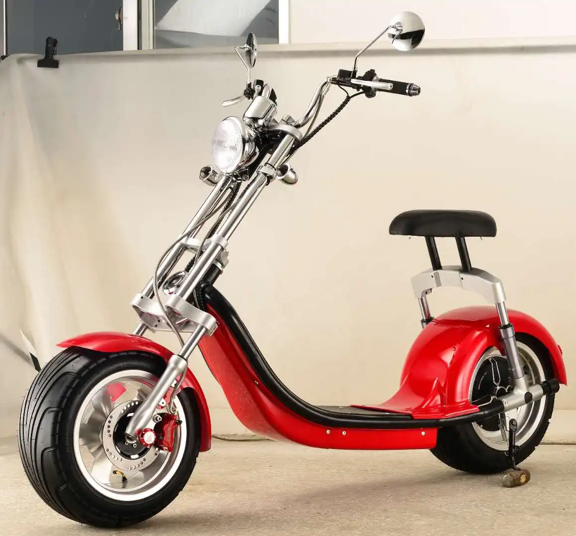 2019 New Design Citycoco Electric Scooter City Coco Electric Motorcycle Retro Style Vintage Bike