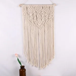 Handmade Home Art Decor 100% Cotton Macrame Tapestry Wall Hanging