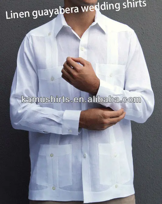 Camisas Tradicionales De Lino De Guayabera Para Hombre Camisas Blancas De Boda De Guayabera Buy Camisas De Lino Blanco Para Hombres Camisas De Lino Blanco Para Hombres Camisa De Lino De Guayabera Product On