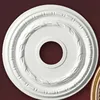 Hot Ceiling Ornaments High Density Beautiful Decorative PU Polyurethane pop ceiling round design