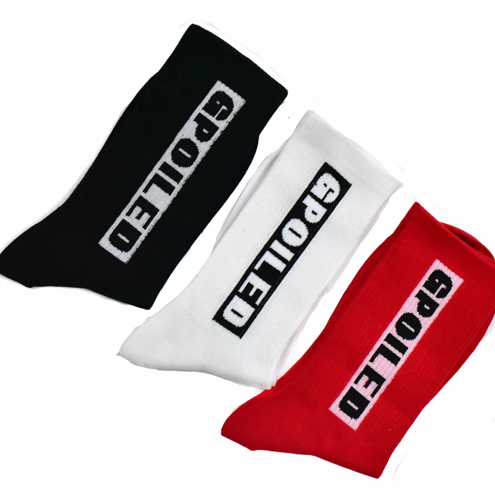 Bulk Wholesale Organic Cotton Custom Embroidery Slouch Socks Buy