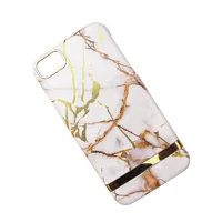 

Custom Gold Metal Logo Embossed Mobile Case Cover,Sweden Design PC Marble Mobile Phone Case for iPhone 11 Pro Max