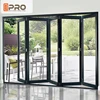 widest internal bifold doors with forested glass aluminum door