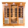 4 person solid wood far infrared indoor far infrared panels for sauna