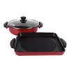 aluminum die cast cookware kitchenware cooking fry pan cookware hot pot grill pan cookware set