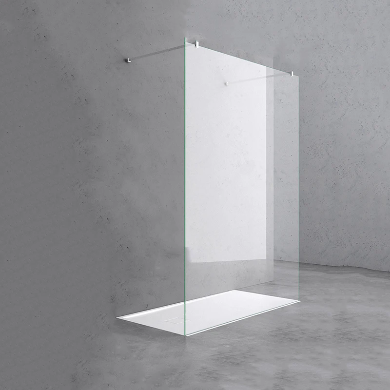 Priced to sell shower glass doors with aluminum frames sliding