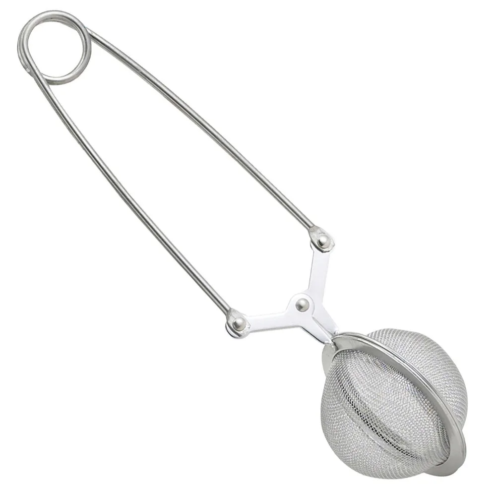 

4.5cm Reusable Stainless Steel Tea Infuser Strainer Spice Mesh Ball, Silver